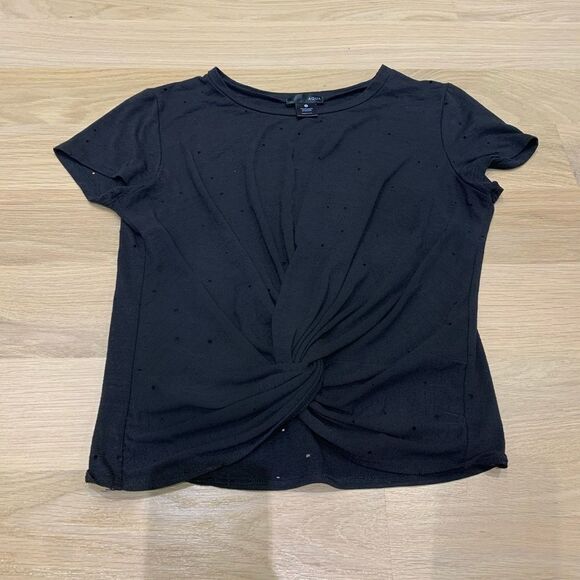 Black Crop Tee   - Picture 1 of 2
